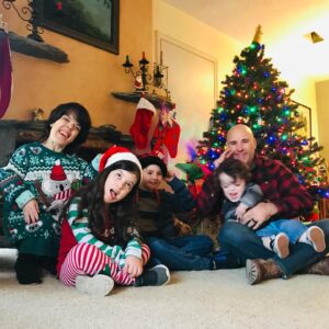 Briana Renee Instagram - We wish you a Merry Christmas 🎄 ❤️ ~ the Manning’s 
Needless to say we made the best of it this year, and everyone is all smiles! Some traditions had to be put on hold; but we have each other, and I got to be home with my family (including parents, and sister & brother in-law) 🙏🏻 👉🏻@manning_party_of_5  #merrychristmas #peaceandlove #countingmyblessings #ilovekoalas #notanuglysweater #readyfor2021