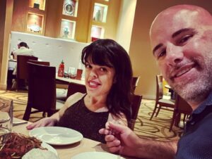Briana Renee Instagram - Celebrated our 3rd Valentine’s Day together at @pechangacasino ♥️ We had a fine lunch at Bamboo, and might I say I had the finest view in the house 😘 #3years #happyvalentinesday #aginglikefinewine #themannings