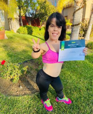 Briana Renee Instagram - So this happened yesterday ♥️💃🏻🔥 Introducing B fierce ~ licensed Zumba instructor⚡️From barely being able to walk 1 year ago, to fulfilling a passion of mine 💪🏻 Thank you for teaching with such passion and inspiration 🙏🏻👉🏻 @elizastoneb #zumba #bfierce #livewhatyoulove #healthyliving #workit