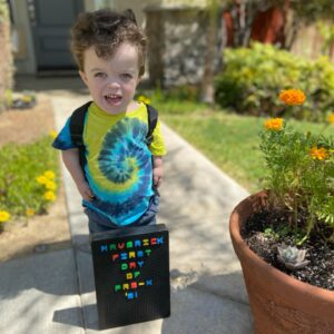 Briana Renee Instagram - 💙 My handsome Maverick rocking his new hair style for the first day of Pre-K 2021🤘🏻👉🏻 @manning_party_of_5 #prek #hesready #MaverickJax #nofilterneeded #styling