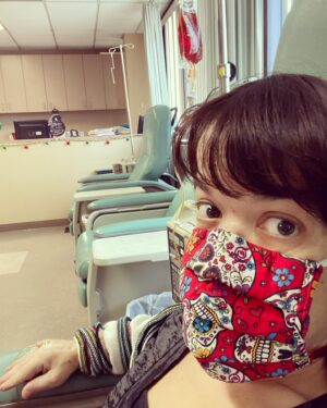Briana Renee Instagram - UC has brought on iron deficiency. To the point where I am in pain from the waist down come the day before I’m due for an infusion. Thankfully I am no longer anemic, but this may be my new weekly norm. After one hour of this, I feel like when Popeye eats his spinach! 💪🏻👊🏻 I’m so grateful to be getting answers, and having the best Dr.’s figuring them out 💛 4 more sessions to go then we re-test my levels and pray I don’t need a bone marrow biopsy 🙏🏻 #onedayatatime #nowUCme #ulcerativecolitis #Igotthis #healthyeating #stressfree #readytolivemybestlife
