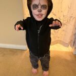 Briana Renee Instagram - Happy Halloween 👻 🎃Skeleton & Wilford Warstache 💀🕺🏻 #trickortreat