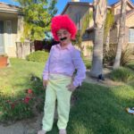 Briana Renee Instagram - Happy Halloween 👻 🎃Skeleton & Wilford Warstache 💀🕺🏻 #trickortreat
