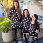Briana Renee Instagram - Almost every year we wear matching pajamas on Christmas morning ☀️🎄 This year we are The Nightmare Before Christmas Presents 🎁 #familytradition #4generations #christmas2022 #noplacelikehome 💜