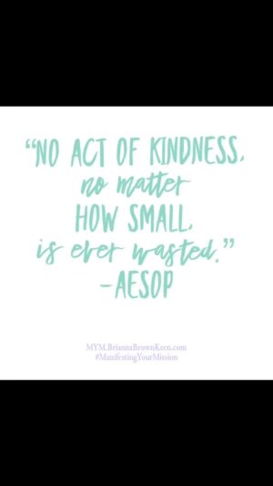 Brianna Brown Instagram - What is one small act of kindness you can do today? ✨

Kindness causes a ripple effect, spreading through everyone around you. When you feel stuck, unmotivated, or discouraged, reach out in grace and note how it shifts your mindset and resets your day. Everyone wants to be heard and acknowledged. The simple act of really seeing someone, listening to learn and try understand, as well as smiling with acceptance, can help bring people toward you. In a world that continues to be more tribal, oppositional, blaming, and separated, how can you lean into love and embrace those around you with the same compassion you desire?
.
.
.

For more inspiration check out #ManifestingYourMission guidebook, workshops & coaching on MYM.BriannaBrownKeen.com and order your copy today!

See link in bio then head to SHOP. 💗