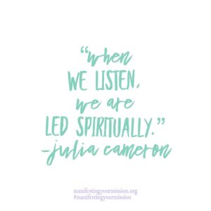 Brianna Brown Instagram - I 💗 this quote and here is why…
⠀⠀⠀⠀⠀⠀⠀⠀⠀
First of all, I love @juliacameronlive’s The Artist's Way materials. Back in my early twenties, I facilitated numerous Artist's Way groups, ranging from peers and friends to my manager's clients. Through all the sage wisdom seeped in each page, I learned to unblock as an artist and re-emerge more powerful in my creativity and artistry. 
⠀⠀⠀⠀⠀⠀⠀⠀⠀
I 100% agree, from personal experience, that when we listen, we are led spiritually. 
⠀⠀⠀⠀⠀⠀⠀⠀⠀
Thank you Julia for all you have done to inspire myself and others to shine brighter and be bolder in our God-given creativity. 🌟