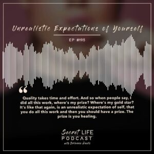 Brianne Davis Instagram - Secret Life Podcast Ep #195 — Unrealistic Expectations of Yourself - Have you ever felt like no matter how much you work on yourself, it’s never enough? This week’s podcast episode is a must-listen for anyone struggling with the weight of ‘Unrealistic Expectations of Self’. Join us as we peel back the layers of self-imposed pressure and discover the true meaning of healing. It’s a journey of self-discovery, compassion, and learning to live life on life’s terms. Don’t miss this transformative discussion—your soul will thank you.
______

If you or anyone you know is struggling with addiction, depression, trauma, sexual abuse or feeling overwhelmed, we’ve compiled a list of resources at secretlifepodcast.com.
______

SECRET LIFE’S TOPICS INCLUDE: addiction recovery, mental health, alcoholism, drug addiction, sex addiction, love addiction, OCD, ADHD, dyslexia, eating disorders, debt & money issues, anorexia, depression, shoplifting,  molestation, sexual assault, trauma, relationships, self-love, friendships, community, secrets, self-care, courage, freedom, and happiness.
______

HOW CAN I SUPPORT THE PODCAST? Tell your friends & Share Online! Follow, Rate & Review wherever you listen to podcasts.  You can now rate us on Spotify! Listen everywhere you podcast: https://linktr.ee/secretlifepodcast

To share your secret and be a guest on the show email secretlifepodcast@icloud.com

#SecretLifePodcast #secretlife #secrets #recovery #addiction #UnrealisticExpectations #SelfCompassion #PersonalGrowth #HealingJourney #MentalHealth #SelfImprovement #InnerWork #ShadowWork #LifeOnLifesTerms #Patience #SelfCare #emotionalwellness #beyonce