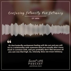 Brianne Davis Instagram - Secret Life Podcast Ep #194 - Ever felt like your relationships hit you like a roller coaster, leaving you breathless and craving more? This week on the Secret Life podcast, Brianne Davis-Gantt tackles the misconception that intensity equals intimacy. Discover why that overwhelming feeling of butterflies might just be a warning sign and learn how to foster genuine connections that don’t hijack your nervous system. If you’re ready to explore the true meaning of intimacy and how to achieve it, this episode is a must-listen. Tune in to redefine your understanding of love and relationships. 
______

If you or anyone you know is struggling with addiction, depression, trauma, sexual abuse or feeling overwhelmed, we’ve compiled a list of resources at secretlifepodcast.com.
______

SECRET LIFE’S TOPICS INCLUDE: addiction recovery, mental health, alcoholism, drug addiction, sex addiction, love addiction, OCD, ADHD, dyslexia, eating disorders, debt & money issues, anorexia, depression, shoplifting,  molestation, sexual assault, trauma, relationships, self-love, friendships, community, secrets, self-care, courage, freedom, and happiness.
______

HOW CAN I SUPPORT THE PODCAST? Tell your friends & Share Online! Follow, Rate & Review wherever you listen to podcasts.  You can now rate us on Spotify! Listen everywhere you podcast: https://linktr.ee/secretlifepodcast

To share your secret and be a guest on the show email secretlifepodcast@icloud.com

#secretlife #secrets #SecretLifePodcast #IntensityVsIntimacy #HealthyRelationships #EmotionalHealth #TrueConnection #LoveMythsDebunked #RelationshipGoals #NervousSystem #TraumaInformed #SelfAwareness #healthyboundaries