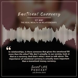 Brianne Davis Instagram - Secret Life Podcast Ep #187 — Emotional Currency: The Real Wealth in Relationships — In this exciting new direction for the show, Brianne opens up about the often-overlooked concept of emotional currency in relationships. Drawing from her 19-year marriage, she challenges societal norms that prioritize financial contributions over emotional support. Brianne shares personal experiences and explores how emotional currency, the value one brings to a relationship through emotional fulfillment, is equally, if not more, important than monetary contributions. Listeners who already know Brianne will find this episode a fresh and insightful take on relationships, while new listeners are invited to join the candid conversation about love, life, and the real wealth in connections.
______

If you or anyone you know is struggling with addiction, depression, trauma, sexual abuse or feeling overwhelmed, we’ve compiled a list of resources at secretlifepodcast.com.
______

SECRET LIFE’S TOPICS INCLUDE: addiction recovery, mental health, alcoholism, drug addiction, sex addiction, love addiction, OCD, ADHD, dyslexia, eating disorders, debt & money issues, anorexia, depression, shoplifting,  molestation, sexual assault, trauma, relationships, self-love, friendships, community, secrets, self-care, courage, freedom, and happiness.
______

HOW CAN I SUPPORT THE PODCAST? Tell your friends & Share Online! Follow, Rate & Review wherever you listen to podcasts.  You can now rate us on Spotify! Listen everywhere you podcast: https://linktr.ee/secretlifepodcast

To share your secret and be a guest on the show email secretlifepodcast@icloud.com

#SecretLifePodcast #secretlife #secrets #recovery #addiction #womenswisdom  #recoverypodcast #visionarywomen #selfhelp #podcast #narcissist #trauma #selflove #sexandlove #loveaddiction #change #mentalhealthawareness #mentalhealth #shame #shamefree  #EmotionalCurrency #RelationshipDynamics #MonetizedVsEmotional #SecretLifePodcast #SoulSearchingJourney #RecoveryAndAddiction #DarkSecrets #HumanExperience #CouchTalks