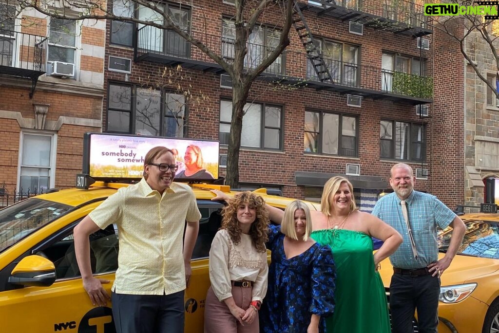 Bridget Everett Instagram - A fucking NYC taxi topper??!!! Thx, @newfest and @lgbtcenternyc, for a great screening. And A huge thank you to our HBO crew: Alyssa, Kerline and Matthew ❤️⚡️❤️ 📸 yifu chien 💫