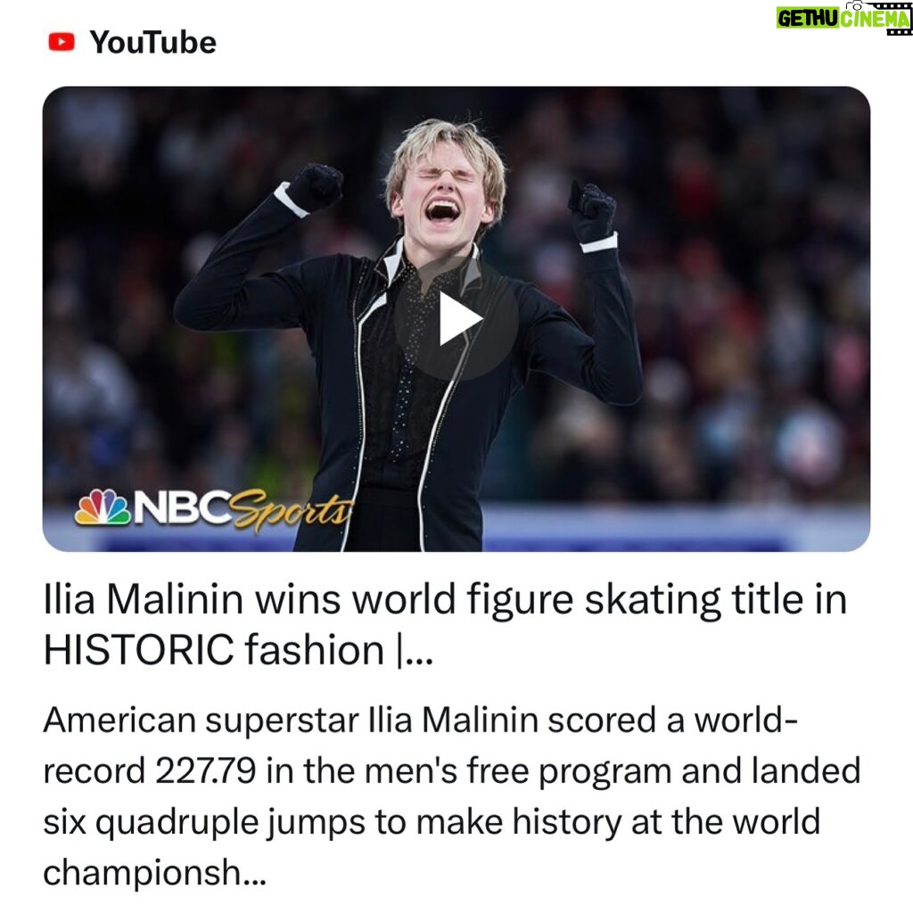 Bridget Moynahan Instagram - I know most of you are wrapped up in #marchmadness but #miracles are happening on the ice. Link to watch is in my bio. Congratulations, @ilia_quadg0d_malinin. You brought us to tears. #beauty #breathtaking #mystifying #goat