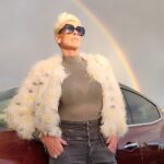 Brigitte Nielsen Instagram – This 🌈 happens when Stars go back to LA 😉🤣 #rainbow