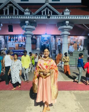 Brinda Acharya Instagram - May lord Manjunatheshwara bless us all🙏🏻