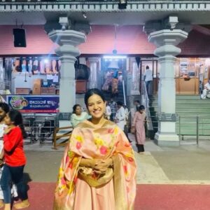 Brinda Acharya Instagram - May lord Manjunatheshwara bless us all🙏🏻