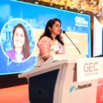 Brindha Sivakumar Instagram – Felt happy and honoured to be a guest speaker at #GEC held @radissongrt.hotels To Talk about the Importance of Extracurricular Enrichment in Education on Oct 28th 😊✨