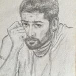 Brindha Sivakumar Instagram - My sketch of Anna in 2001! 😊🌸@actorsuriya na