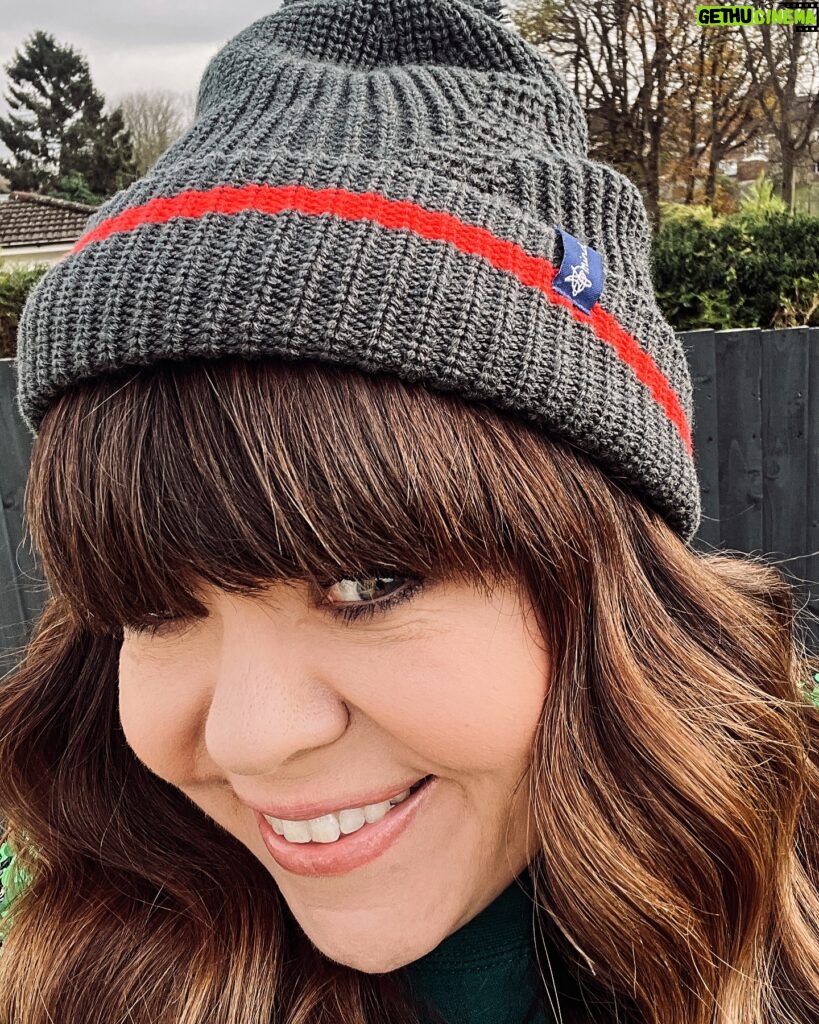 Briony May Williams Instagram - Loving my new @gethincjones and @gooutdoors bobble hat ❤️ As someone who has had mental health struggles since I was a teenager, I genuinely appreciate how @mindcharity support people on a daily basis across the UK. Getting outside always helps me on the more difficult days so I will don my new hat to keep me warm in the winter months 💙 You can get your hands on one now and all the profit goes to Mind 💕 #hatsonformind