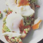 Briony May Williams Instagram - Poached eggs in the air fryer?!? 🍳 I saw this and had to try it, I suck at poaching eggs so this seemed like a good option. And it worked!!! I reckon I could have done 4 minutes at 200C for runnier yolks but for a first effort, I’m very happy! ❤️ #hack #eggs #poachedeggs #airfryer #airfryerpoachedeggs @instantpotuk