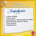 Briony May Williams Instagram - ⏪️ Swipe to see Briony’s recipe for cabbage pancakes 🥬 🥞 Watch today’s show on BBC iPlayer to find out her cabbage steak and cake recipes! Give them a go!