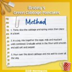 Briony May Williams Instagram - ⏪️ Swipe to see Briony’s recipe for cabbage pancakes 🥬 🥞 Watch today’s show on BBC iPlayer to find out her cabbage steak and cake recipes! Give them a go!
