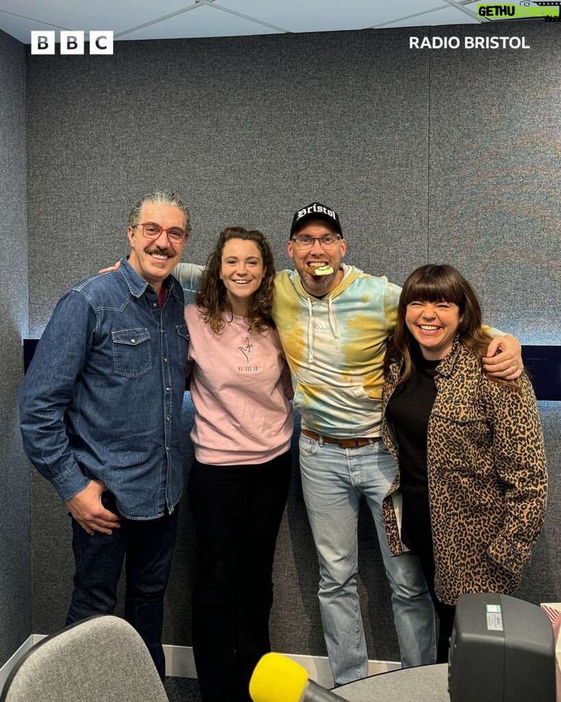 Briony May Williams Instagram - Bristol’s Bake Off Royalty have been on with Joe Sims this morning 🤩💜 Listen back on @bbcsounds 📻