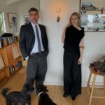 Brit Marling Instagram - we wrote A MURDER AT THE END OF THE WORLD during the height of the pandemic, so many of the writers in the room met IRL for the first time at the WGA awards on Sunday. Thank you to @wgawest @wgaeast for the nomination for best limited series. It was the first time we all got to be around a real table together. The only person missing was Dominic Orlando — a writer who worked with us since OA I. He had a ferocious imagination and a laugh so wonderful it made you want to be funny for him everyday. He crossed over to the other side in 2021. But I think his spirit was around Sunday night. I think he was probably laughing. A few images of the zoom room for A MURDER / the early collages I made above my desk while dreaming up Darby / the dogs that kept us sane through it all. @amurderattheend @fxnetworks @therow @graymeganbowman @fionastiles @hairbymarilee @anivalm @narrativepr