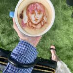 Brit Marling Instagram - Darby in coffee foam…. just missing the coke @amurderattheend @deadline @fxnetworks