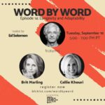 Brit Marling Instagram - tomorrow night y’all 5pm PT — free writing seminar — come sesh on story. @edsolomon8 (penned absolute classics — Men in Black —among many other things) hosting #calliekhouri and me. Callie wrote #thelmaandlouise , which I’ve probably seen a dozen times and was one of the movies that made me want to write stories for women when I was trying to make my way as an actor. Register for free — link in stories. donations optional — all proceeds go to @tusctogether, the Entertainment Communituy fund and the Hollywood Support Staff Relief Fund. Help us continue to support the crew and all folks effected by the work stoppage of the strikes 💪🏼 #wgastrong #sagaftrastrong #wordbyword
