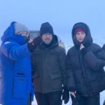 Brit Marling Instagram - A gathering of photos of some of the remarkable crew that made A MURDER possible… 1. Leifur Dagfinnsson of @truenorth_nordic - our incredible Icelandic producer. We got on these snow mobiles and went 20 min across a frozen lake to set. 2. @charlottebruuschristensen @adigerlando and I sorting out where to place the VFX portion of the hotel in Deplar Valley 3. @alexhgayner, Jason, Charlotte and Zal scouting near Ray’s Tavern for a location within walking distance to shoot Darby and Bill’s wake-up in the El Camino so we could make the day 4. JB Rogers — our AD who literally held the set together with his acumen and his dark humor. the only man who can make me laugh when we have one hour left to shoot and must light a wall on fire with SFX team. 5. From the incredible camera department — Gavin, Mickey, Tamara (script sup), Austin, Charlotte, Andy, Kathryn (assoc producer), and Adam — we are 2 tequilas in and have been dancing for an hour post wrap ;) 6. Josh and Daniel — working double time because when I was directing there was never proper time to do Hair and MU to play Lee 7. @graymeganbowman and I on the hottest day of the summer in a parking lot we transformed into Six Flags with VFX 8. The gang at our Utah spot River Rock Inn with owners Tracy and Greg who made us a breakfast of champions every morning to face a 12 hour day 9. @dbholland (co-producer), Kathryn Moïse and I try to increase blood flow in the trailer after 16 hours on our feet 10. The entire editorial team — wild talents all of them — Blair, Blake, Rachel, Tavis, Chris, Kathryn, Lana, Mike, Cassandra, Will, Derek, Josh, Kara — and maestro Dylan Tichenor beside Zal and me. these are just some (by no means all) of the artists and master craftspeople who worked tirelessly behind the scenes to achieve a very ambitious story...
