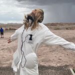 Brit Marling Instagram - day 6 snow storms … day 86 dust storms … today is day 94 and our final day of shooting RETREAT…