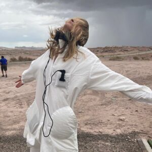 Brit Marling Instagram - day 6 snow storms …
day 86 dust storms …
today is day 94 and our final day of shooting RETREAT…