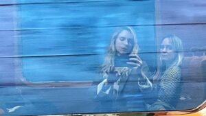 Brit Marling Instagram - train to flam