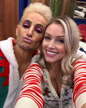 Britney Haynes Instagram - The 🌭 jokes will tire eventually right?  The highlights of my days were these little skits we did on #bb25. Is that…..Santa? 🎅🏻 @frankiejgrande