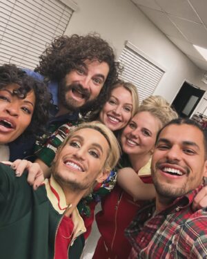 Britney Haynes Instagram - Reindeer games is a wrap 🎁 tonight but the memories will be forever!  I have to say this group was so amazing - I feel so honored to have been part of such an incredible show with so many amazing people (cast and crew alike). Tonight 🎅🏻 dares to show his face after making us tear each other apart, and I hope he felt v awkward and uncomfy. Find out who takes home the 💰!