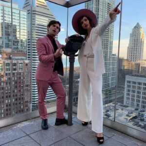 Britt Baron Instagram - I loved this project so deeply. Celebrating the one year anniversary of The Thing About Harry! 
.
@jake.borelli is going live (with surprise guests 😏😘) tonight at 6pm PST and raising money for @lalgbtcenter join us and celebrate lurvvvvv!!❤️💙💜💛💚🧡