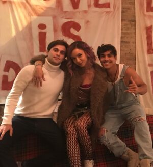 Britt Baron Instagram - I loved this project so deeply. Celebrating the one year anniversary of The Thing About Harry! 
.
@jake.borelli is going live (with surprise guests 😏😘) tonight at 6pm PST and raising money for @lalgbtcenter join us and celebrate lurvvvvv!!❤️💙💜💛💚🧡