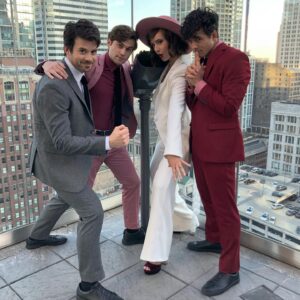 Britt Baron Instagram - I loved this project so deeply. Celebrating the one year anniversary of The Thing About Harry! 
.
@jake.borelli is going live (with surprise guests 😏😘) tonight at 6pm PST and raising money for @lalgbtcenter join us and celebrate lurvvvvv!!❤️💙💜💛💚🧡