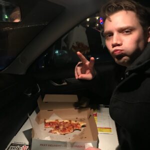 Britt Baron Instagram - Happy birthday absolutely obsessed w/u. The best dog dad in the biz and greatest (self tape) partner. Remy and I are so lucky. I can’t wait to marry u @tabermusic