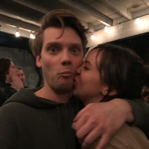 Britt Baron Instagram - Happy birthday absolutely obsessed w/u. The best dog dad in the biz and greatest (self tape) partner. Remy and I are so lucky. I can’t wait to marry u @tabermusic