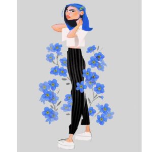 Brittany Myers Instagram - Forget me Not 🌸💙🌸💙