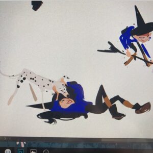 Brittany Myers Instagram - WIP poses 🐶🐾🧙🏻‍♀️ Recording this one !