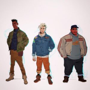 Brittany Myers Instagram - 💙❤️🕸🕷A few of the Generics I did for Spider-Man: Into the spider verse 🕸🕸 Learned a lot working on generics for this film. We tried out a few different styles, these leaning more realistic. Learned a lot on this project!✨ And worked with an amazing character team! ☺️