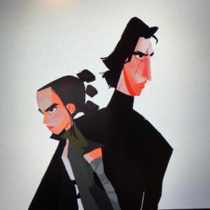 Brittany Myers Instagram - Doodle of Rey and the angry boi