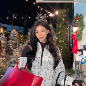 Brittany Panzer Instagram - It’s beginning to look a lot like Christmas ❄️✨🎀 #RevolveWinterWonderland #revolve @revolve