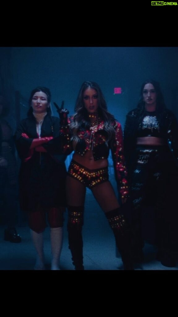 Brittany Baker Instagram - Whether you’re a devil, bad b***h, or a rebel... Let’s paint the town red like @dojacat, TONIGHT at 8pm ET/7pm CT when #AEWDynamite is on @aewontv @tbsnetwork @saraya | @realbrittbaker | @tonistorm_ | @nylarosebeast | @realrubysoho | @callmekrisstat | @shidahikaru
