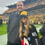 Brittany Baker Instagram – Finally made it to a game this year! Thank you @steelers for a great time. 

Not the result (or the weather) that we wanted but there’s nothing like being in that stadium for gameday. 🙌🏻 Pittsburgh is special. 

Also, had tons of you ask where my “Play Renegade” hat is from so check out @steelcitybrand!