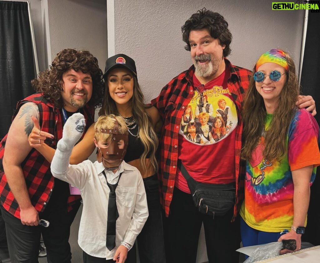 Brittany Baker Instagram - 4 hardcore legends… and Mick Foley. #Pensason2024 #Pensacon