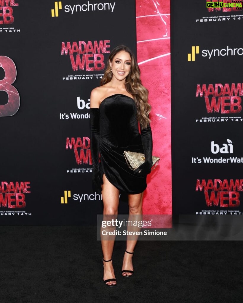 Brittany Baker Instagram - Madame Web Premiere 🕸️ #MadameWeb @madameweb @sonypictures