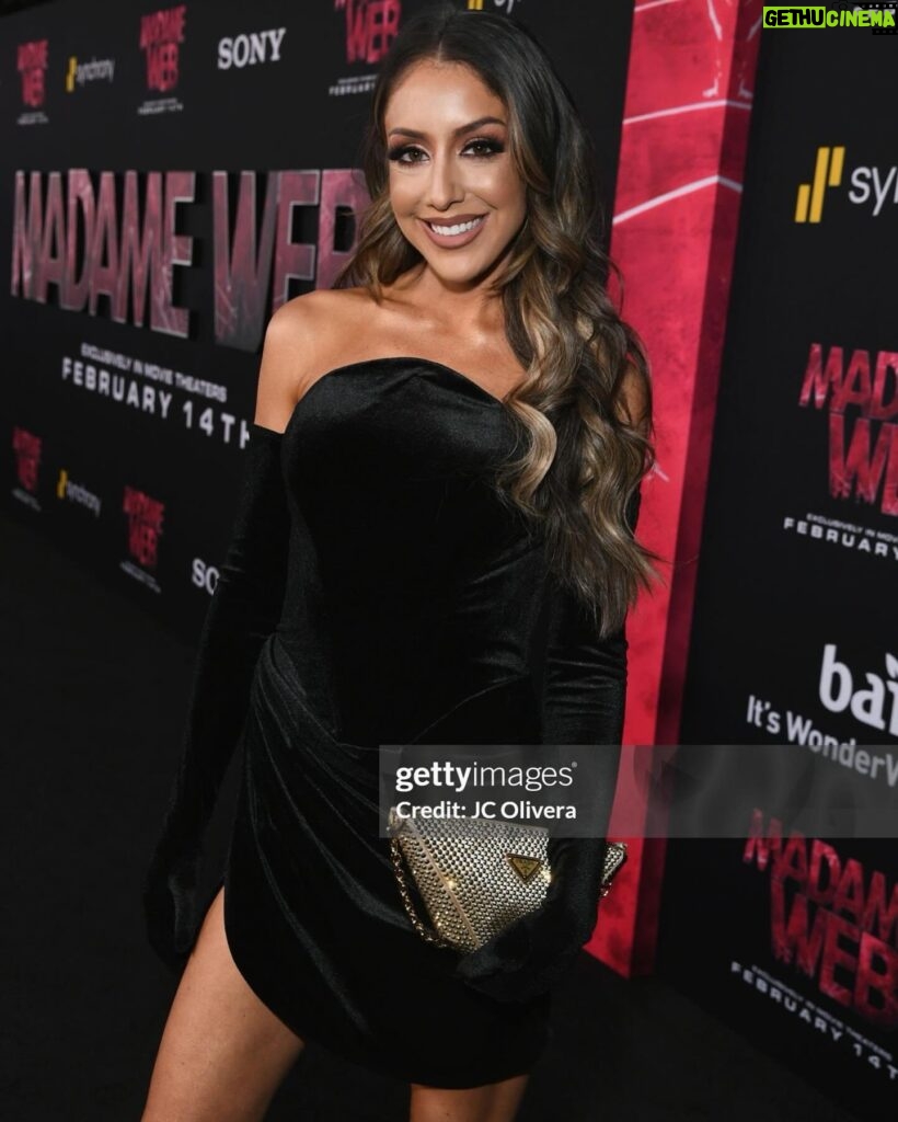 Brittany Baker Instagram - Madame Web Premiere 🕸️ #MadameWeb @madameweb @sonypictures