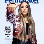 Brittany Baker Instagram – As a proud @pennstate alum, I’m honored to be featured and on the cover of the PennStater! (Black eye and all! Haha) 

WE ARE 💙

One of my favorite articles to date:
https://pennstatermag.com/alumni/collections/brittbaker

#pennstate #aew @rjpennstater